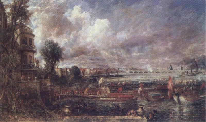 The Opening of Wateloo Bridge, John Constable